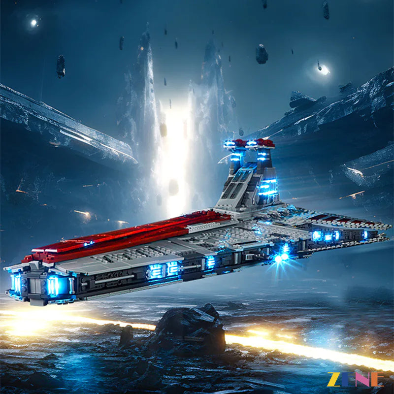 zene bricks Light Kit for Venator Class Republic Attack Cruiser LEGO #75367