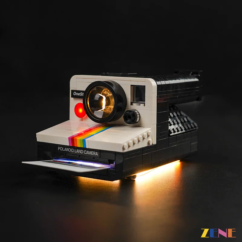 zene bricks Light Kit for LEGO Polaroid OneStep SX70 Camera #21345