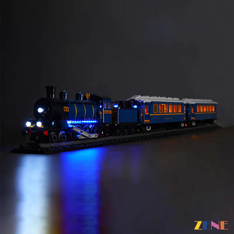 Ideas classic rail display glow - ZENE Bricks Light Kit for LEGO® Orient Express Train #21344
