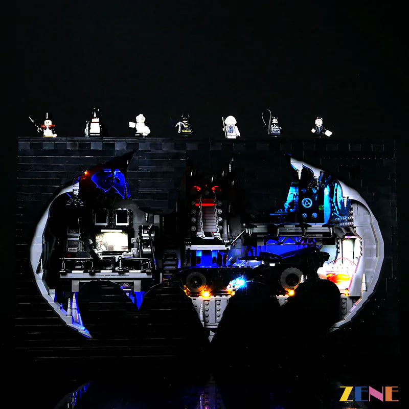 zene bricks Light Kit for LEGO Batcave Shadow Box #76252 (Ver. 2)