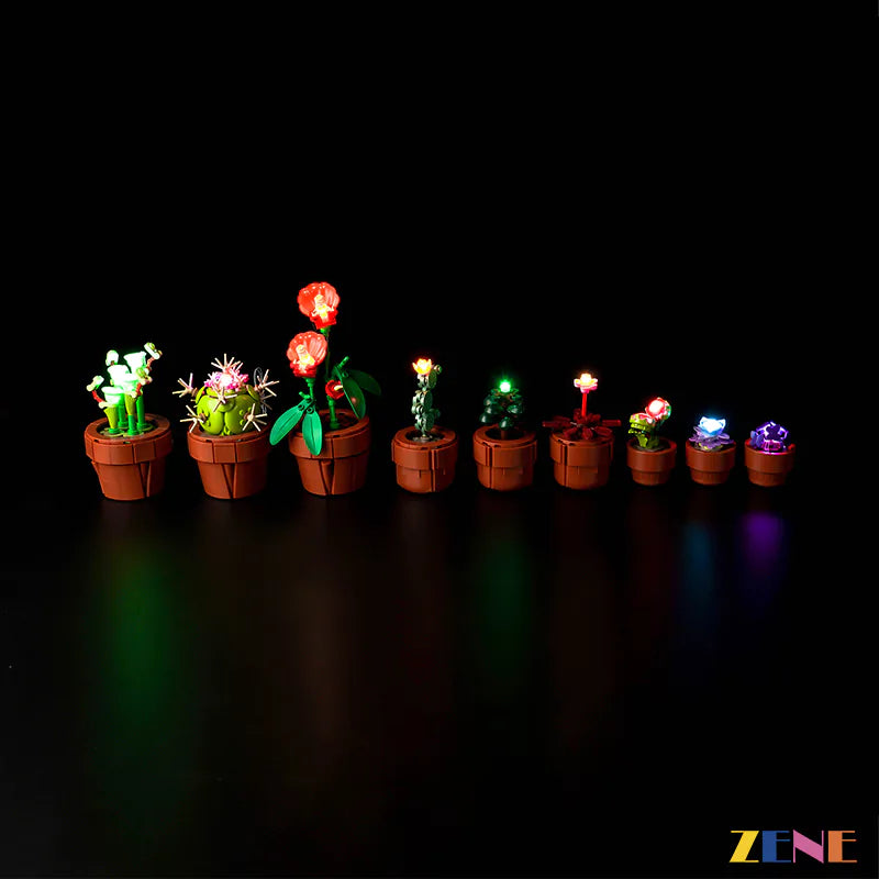 zene bricks Light Kit for LEGO Tiny Plants #10329