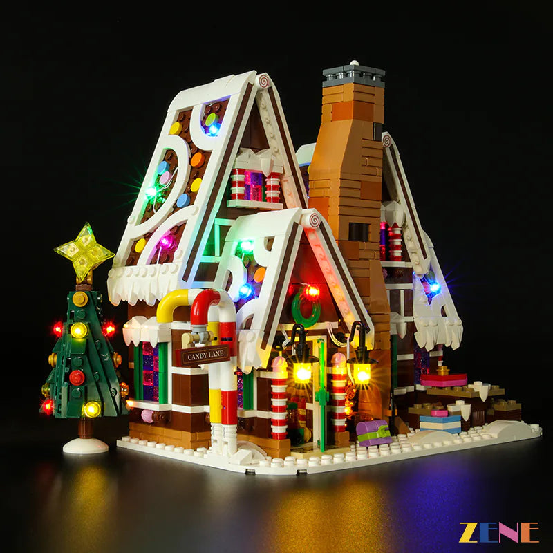 zene bricks LEGO Gingerbread House #10267 Light Kit