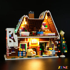 Rivendell Viking Gingerbread House LEGO Light