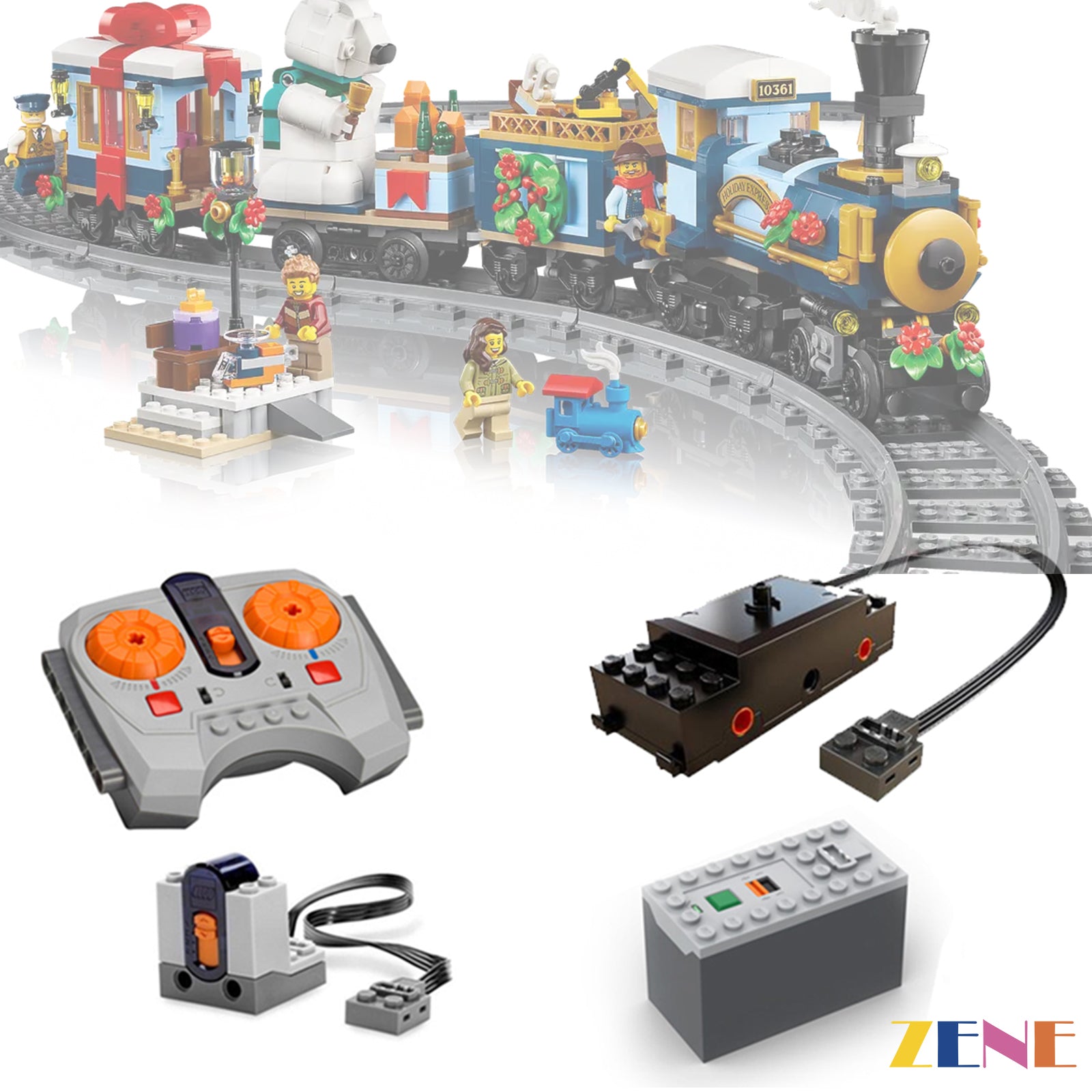 zene bricks Power Functions Kit for LEGO Holiday Express Train #10361