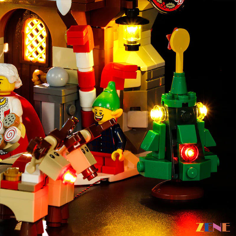 zene bricks LEGO Santa's Workshop #10245 Light Kit