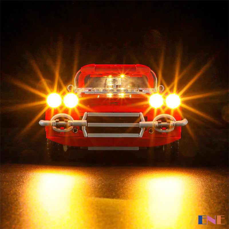 zene bricks Light Kit for LEGO Chevrolet Corvette 1961 #10321 (Ver.2)