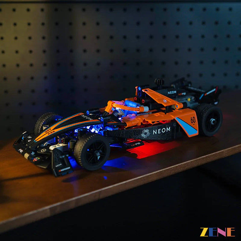 zene bricks Light Kit for LEGO NEOM McLaren Formula E Race Car #42169
