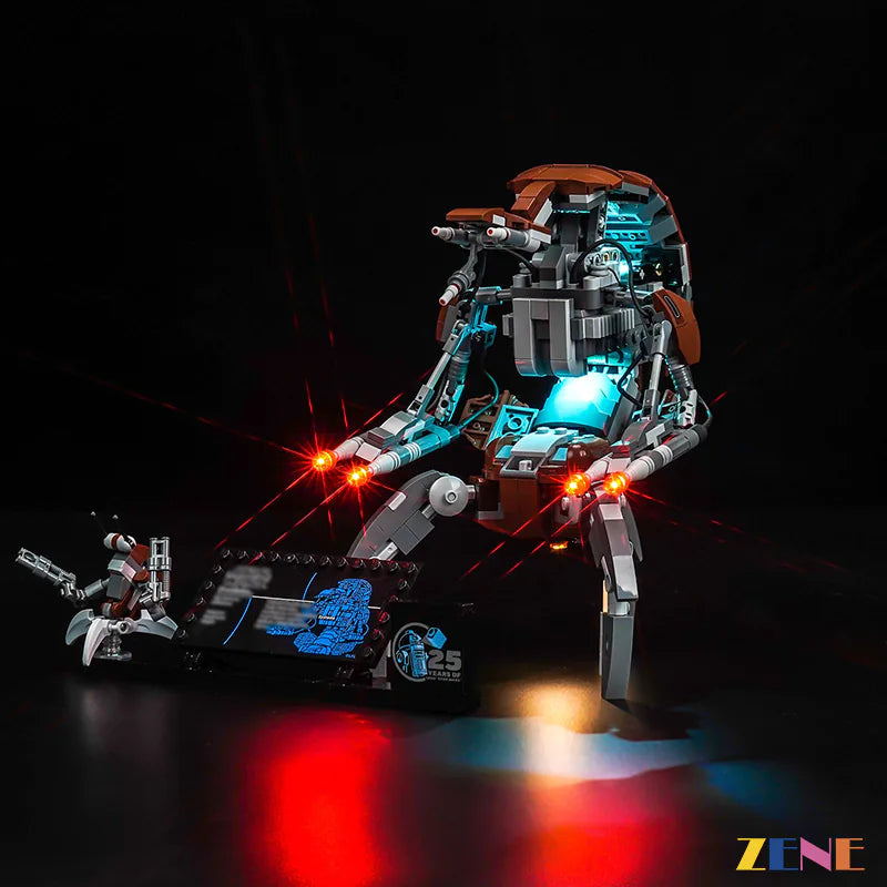 zene bricks Light Kit for LEGO Droideka #75381 Star Wars