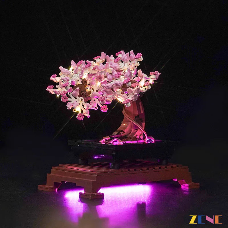 zene bricks Light Kit for LEGO Bonsai Tree #10281 (Upgraded)