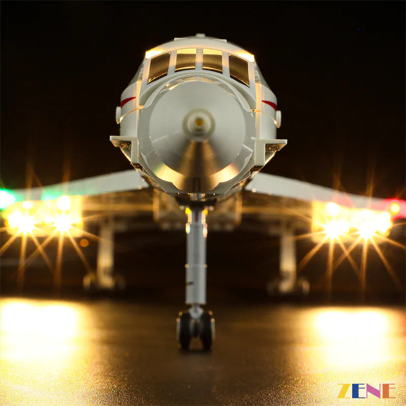 zene bricks Light Kit for LEGO Concorde #10318 (Ver.2)