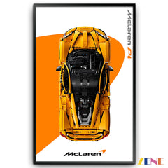 Technics' Photo Frame Display Board for LEGO Cars