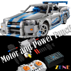 Power Functions Kit for LEGO Nissan Skyline GT-R (R34) Car #42210