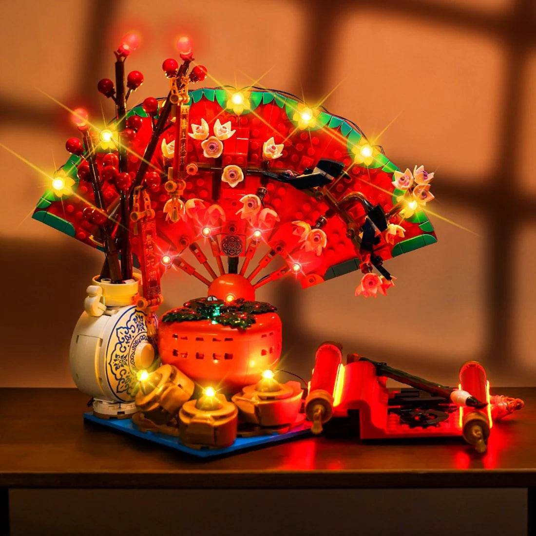 zene bricks Light Kit for LEGO Good Fortune #80117