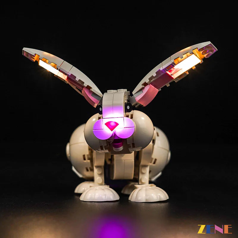 zene bricks Light Kit for LEGO White Rabbit #31133