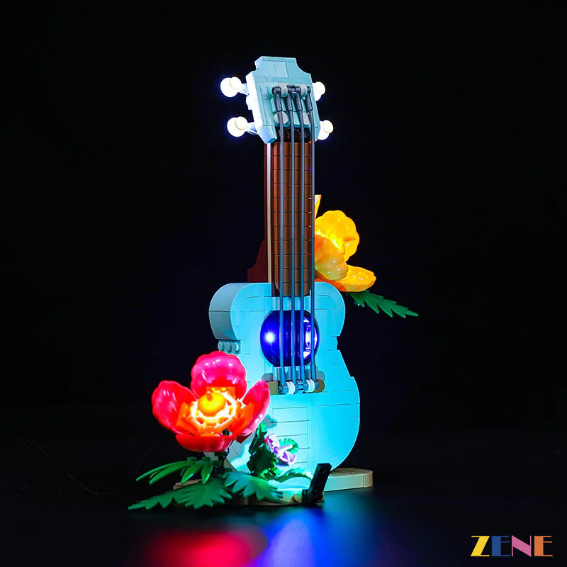 zene bricks Light Kit for LEGO Tropical Ukulele #31156
