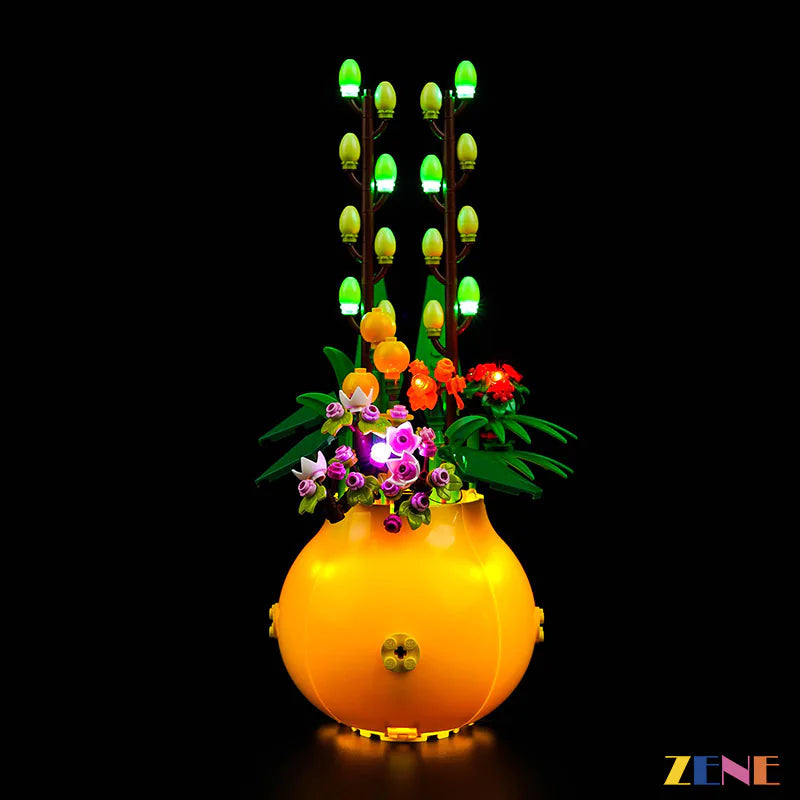 zene bricks Light Kit for LEGO Flowerpot #40588