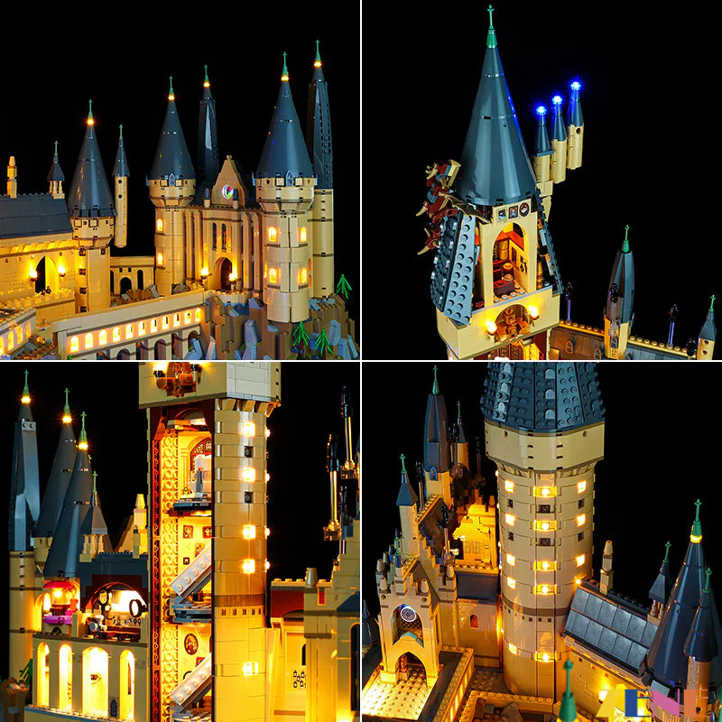 zene bricks Light Kit for LEGO Hogwarts Castle #71043 (Bright Version)