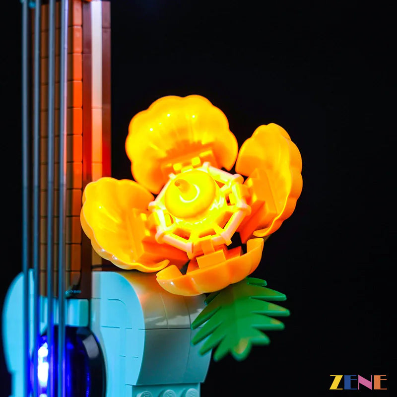 zene bricks Light Kit for LEGO Tropical Ukulele #31156