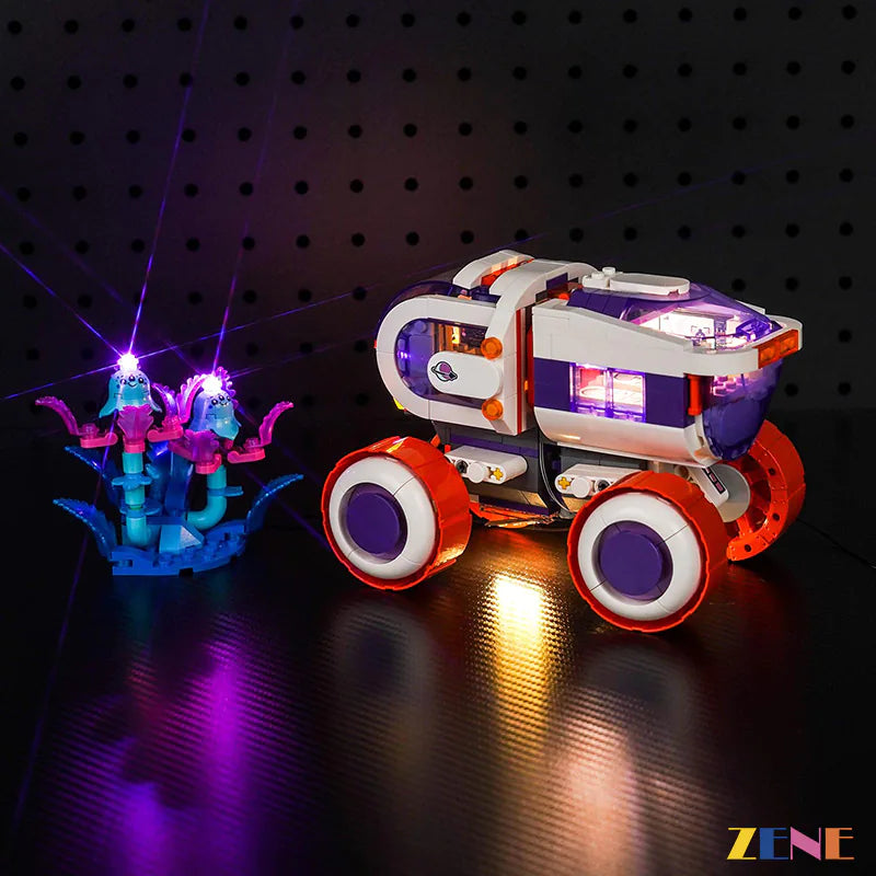 zene bricks Light Kit for LEGO Space Research Rover #42602