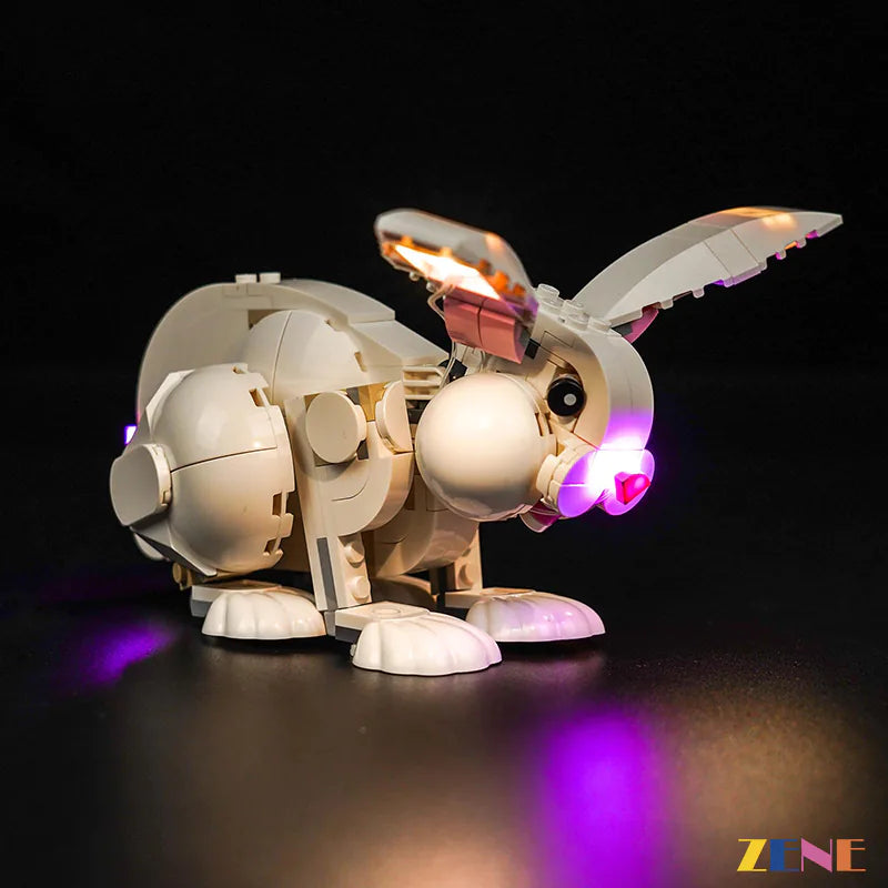 zene bricks Light Kit for LEGO White Rabbit #31133