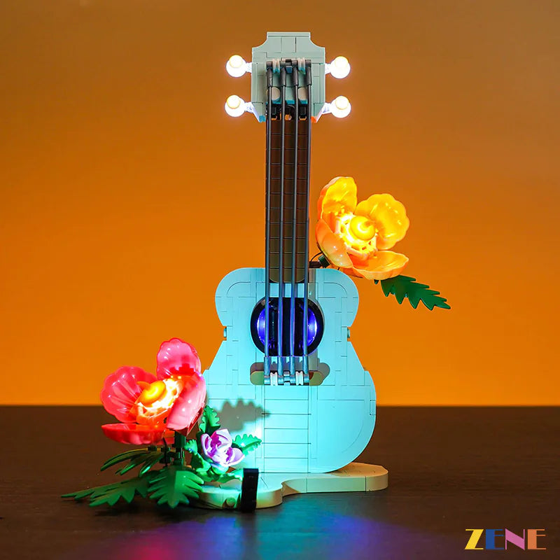 zene bricks Light Kit for LEGO Tropical Ukulele #31156