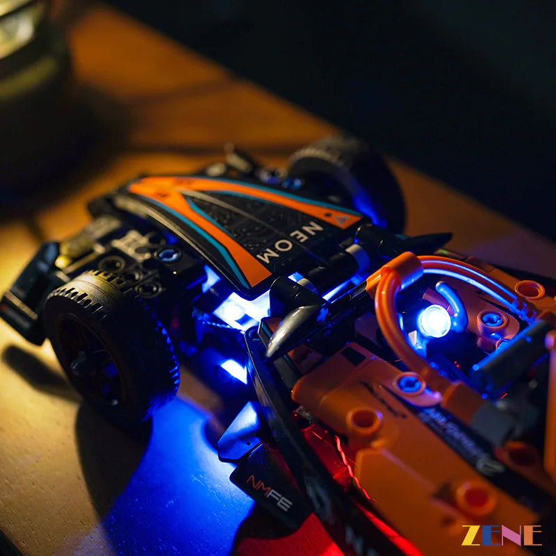 zene bricks Light Kit for LEGO NEOM McLaren Formula E Race Car #42169