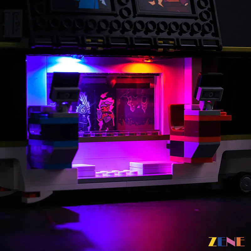 zene bricks Light Kit for LEGO Gaming Tournament Truck #60388