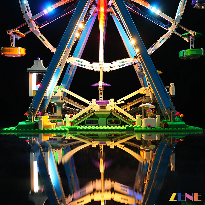 zene bricks Light Kit for LEGO Ferris Wheel #10247 (Ver. 2)