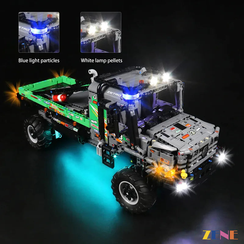zene bricks Light Kit for LEGO Mercedes-Benz Zetros Trial Truck 4X4 #42129