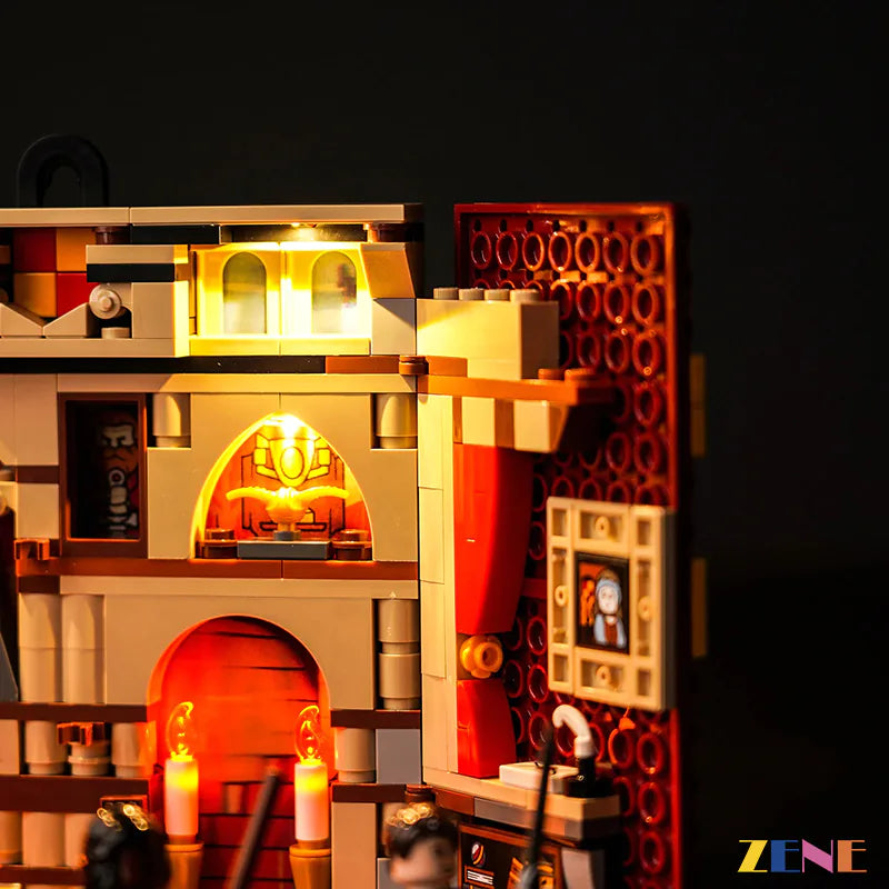 zene bricks Light Kit for LEGO Gryffindor House Banner #76409