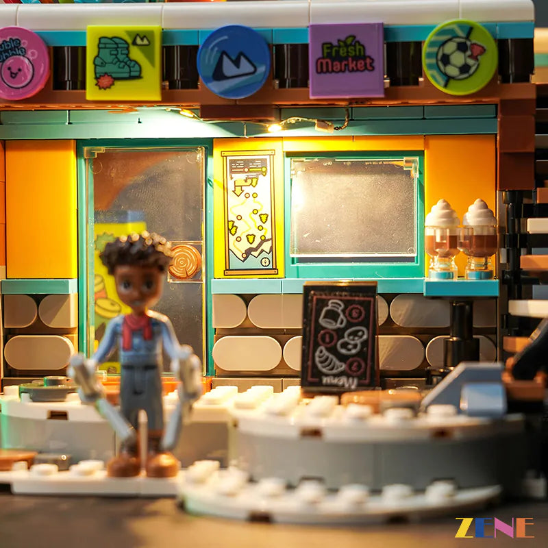 zene bricks LEGO Holiday Ski Slope and Cafe #41756 Light Kit