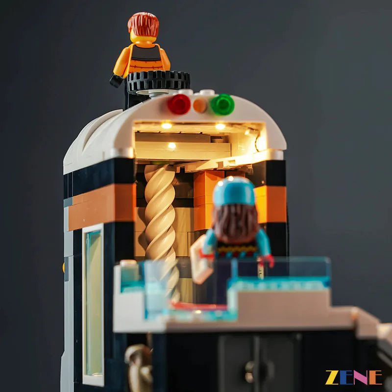 zene bricks Light Kit for LEGO Ski and Climbing Center #60366