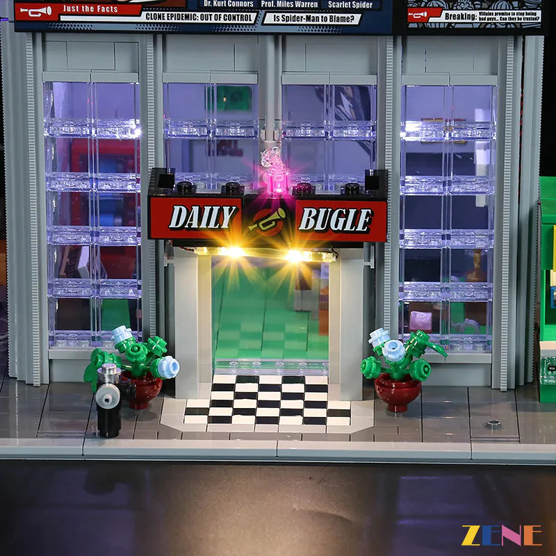 zene bricks LEGO Daily Bugle #76178 Light Kit