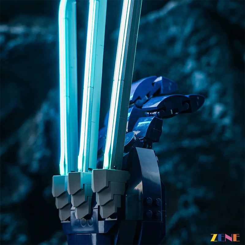 zene bricks Light Kit for LEGO Wolverine's Adamantium Claws #76250
