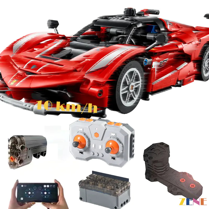 zene bricks Power Functions Kit for Lego Ferrari FXX K #42212 Motorized & Power Up