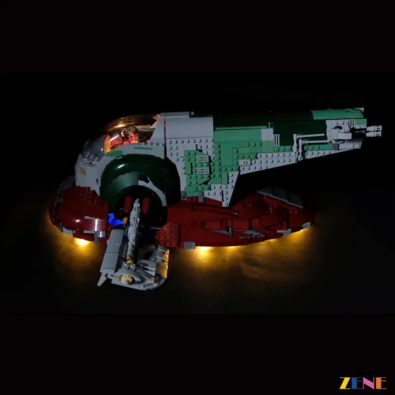zene bricks Light Kit for LEGO Star Wars™ Slave I #75060