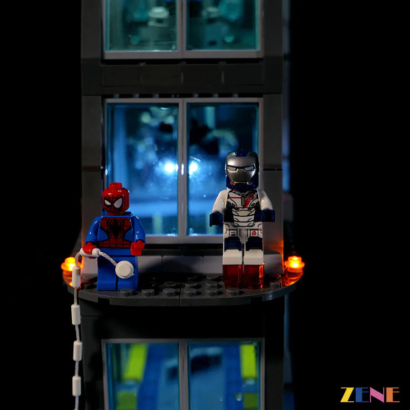 zene bricks LEGO Avenger Tower Battle #76166 Light Kit