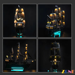 LEGO Jack Sparrow's Pirate Black Pearl Ship Light Kit for #10365 (Ver.2)