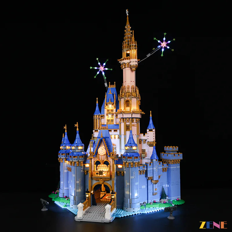 zene bricks Light Kit for LEGO Disney Castle #43222 (Ver. 2)
