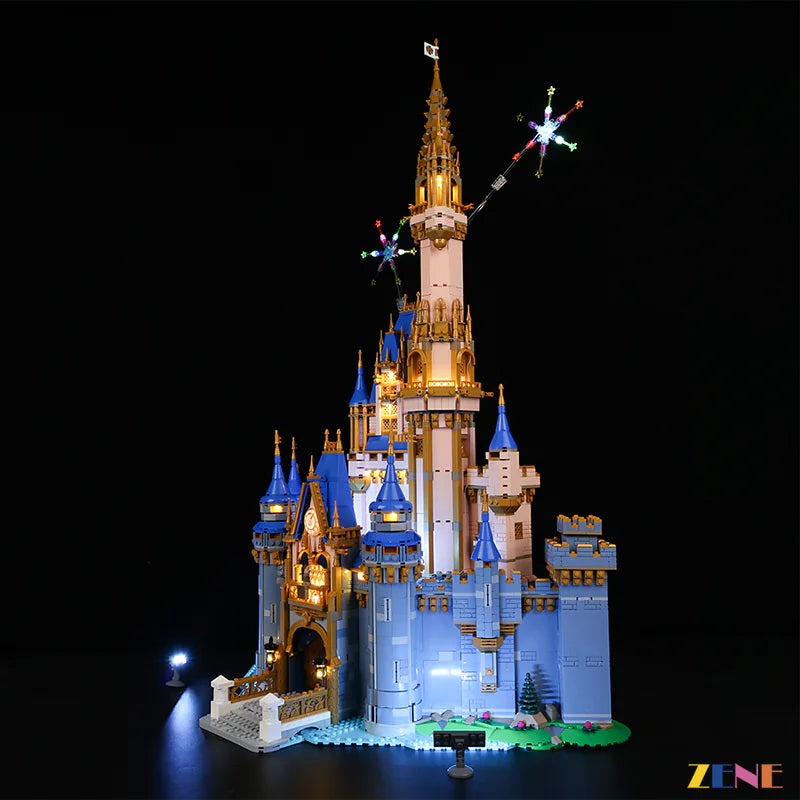 zene bricks Light Kit for LEGO Disney Castle #43222 (Ver. 2)