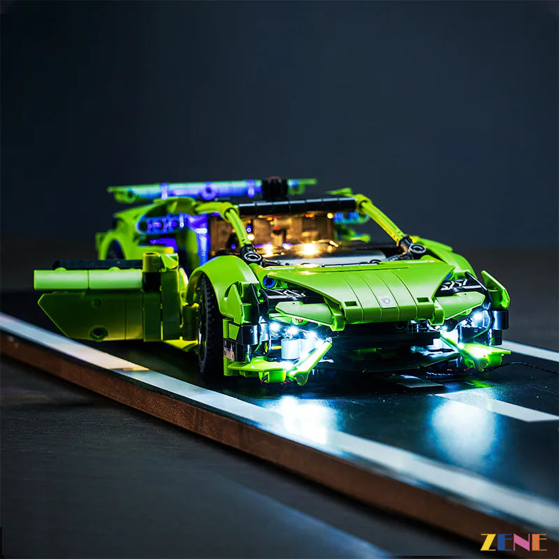 zene bricks Light Kit for LEGO Lamborghini Huracán Tecnica #42161