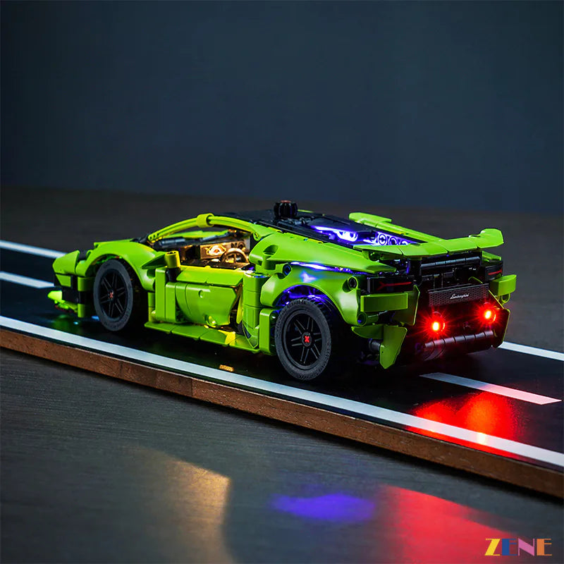 zene bricks Light Kit for LEGO Lamborghini Huracán Tecnica #42161