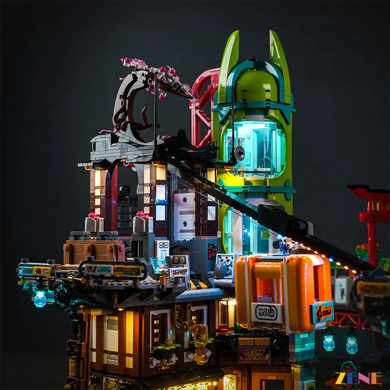 zene bricks Light Kit for LEGO NINJAGO City Markets #71799 (Ver. 2)