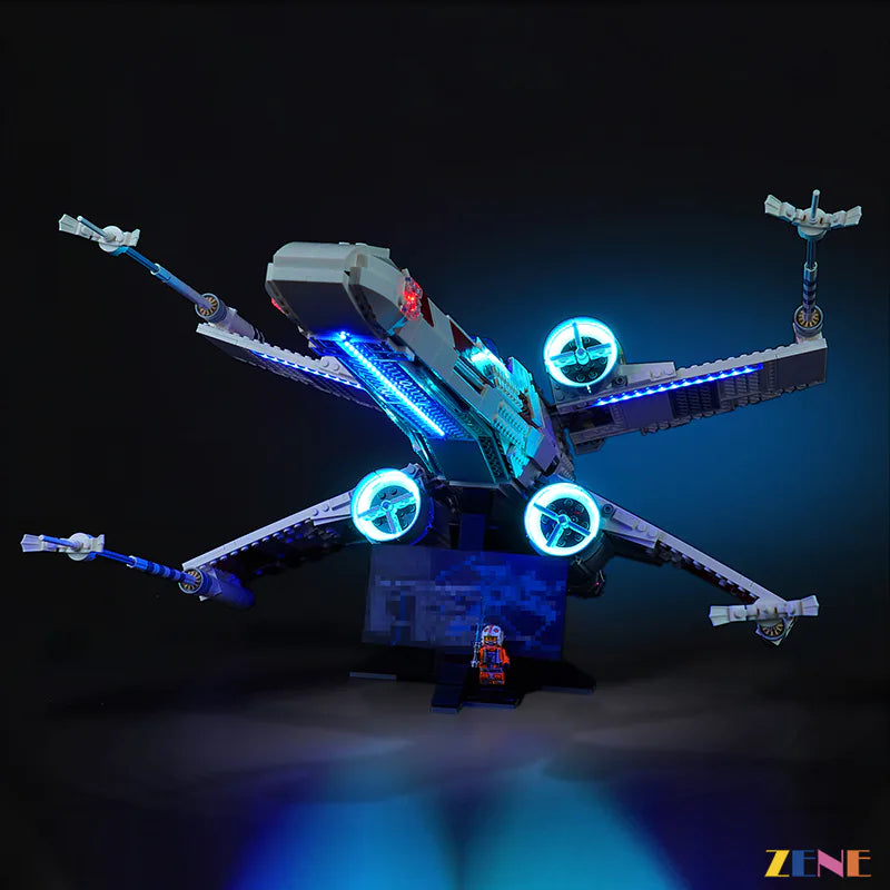 zene bricks Light Kit for LEGO X-Wing Starfighter™ #75355
