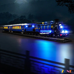 Orient Express front headlight beams - ZENE Bricks Light Kit for LEGO® Orient Express Train #21344