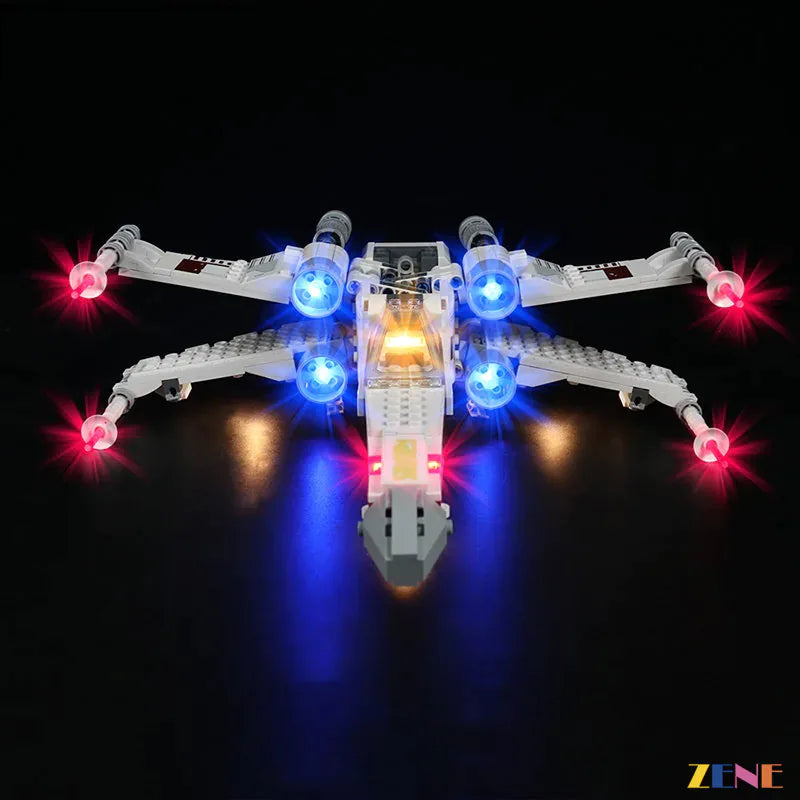 zene bricks Light Kit for LEGO Luke Skywalker's X-Wing Fighter #75301
