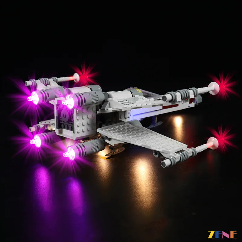 zene bricks Light Kit for LEGO Luke Skywalker's X-Wing Fighter #75301