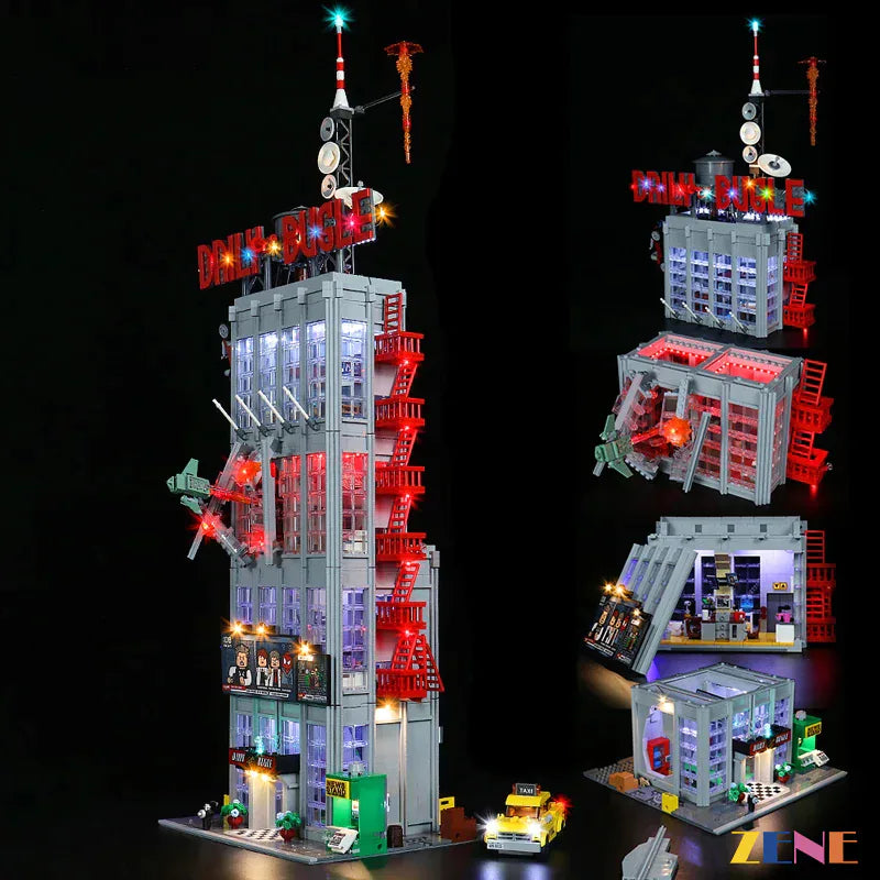 zene bricks LEGO Daily Bugle #76178 Light Kit