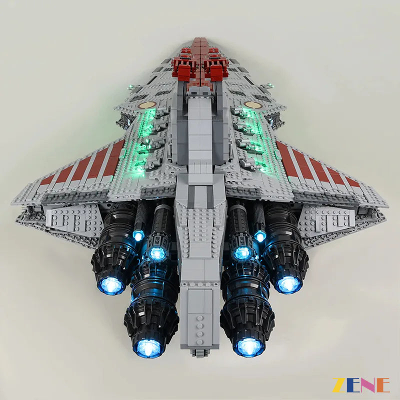 zene bricks Light Kit for Venator Class Republic Attack Cruiser LEGO #75367 (Ver.2)