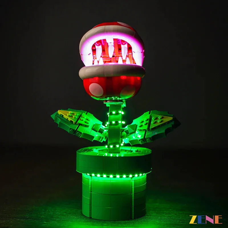 zene bricks Light Kit for Piranha Plant Super Mario #71426